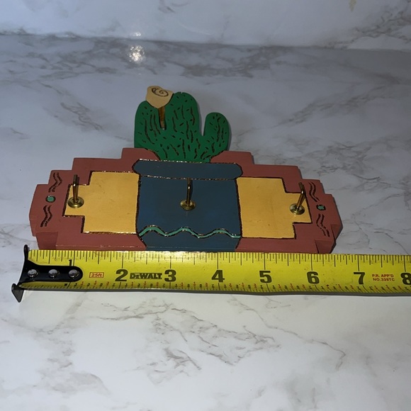 Cactus Key Hook Holder. Southwestern Design - Picture 5 of 6